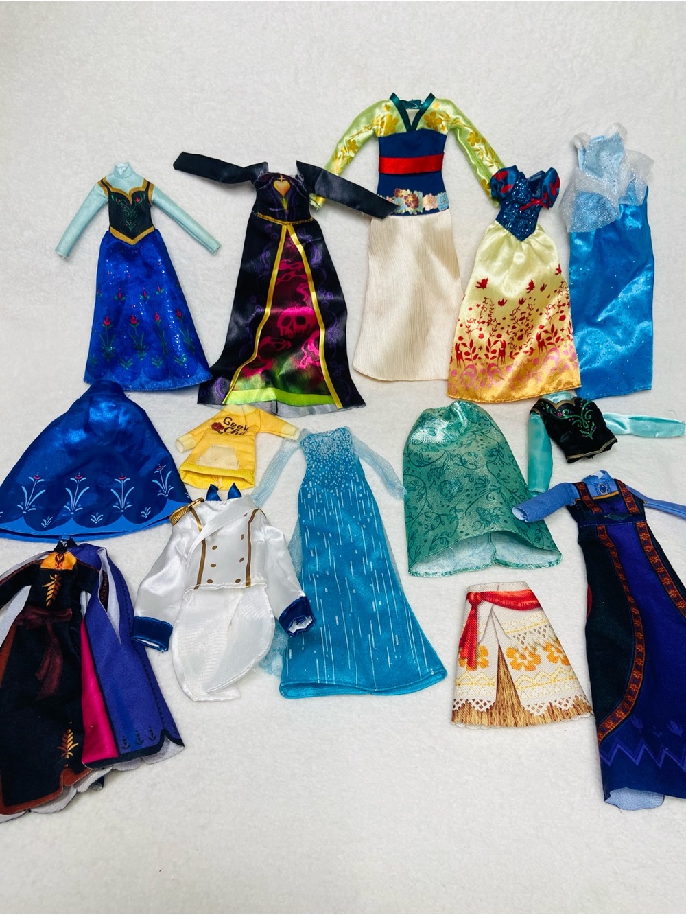 Disney Princess Doll Dresses Disney Doll Dresses for Barbie Sized Dolls